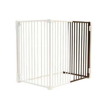 Noriega 3 Panel Foldable Free Standing Pet Gate
