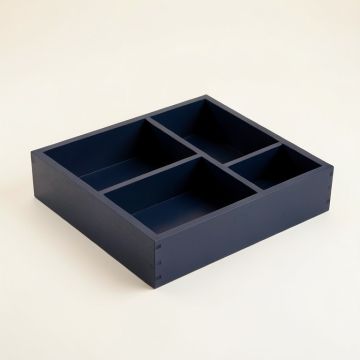 Wren Branch Empty Pantry Drawer Organizer Insert - Navy (synthetic illustration; no displayed measurements)