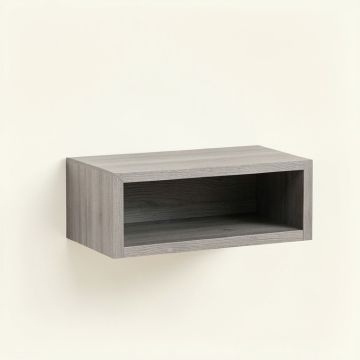 Glen Bridge Wall-Mounted Shelf - Gray (synthetic illustration; no displayed measurements)