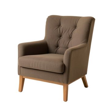 Priyah 29 '' Wide Tufted Polyester Wingback Chair