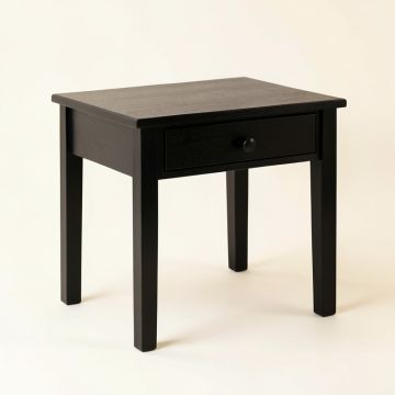 Alder Dell Side Table - Black (synthetic illustration; no displayed measurements)