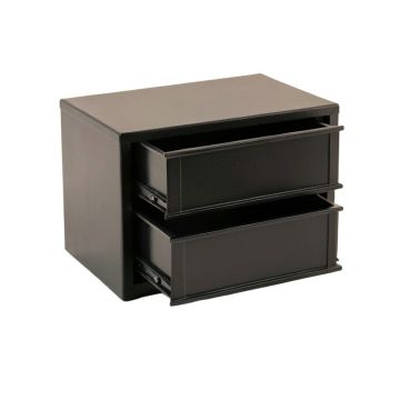 Pine Crest Small-Parts Storage Drawer Cabinet - Black