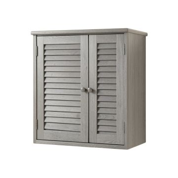 Ash Bridge Wall-Mounted Laundry Cabinet - Gray (synthetic illustration; no displayed measurements)