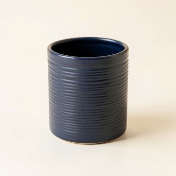 Flint Brook Empty Candle Holder - Navy (synthetic illustration; no displayed measurements)