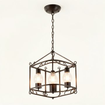 Aadhya 3 - Light Lantern Cylinder Chandelier (synthetic illustration; no displayed measurements)