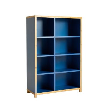 Meadow Bridge Freestanding Bookcase - Blue