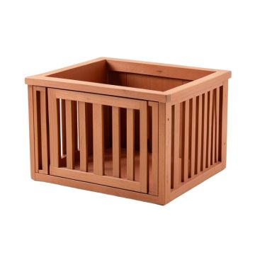 Clay Bluff Empty Furniture-Style Pet Crate - Terracotta