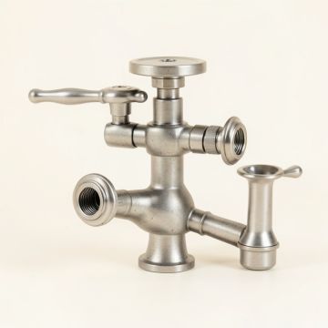 Tub And Shower Faucet With Rough-In Valve , Trim , And Diverter (synthetic illustration; no displayed measurements)