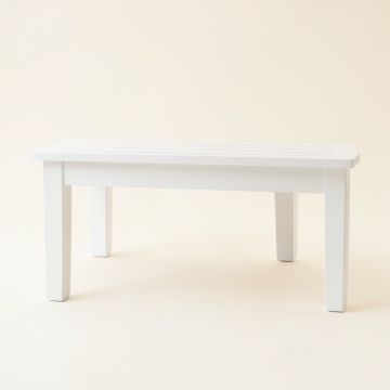 Glen Bluff Indoor Bench - White (synthetic illustration; no displayed measurements)