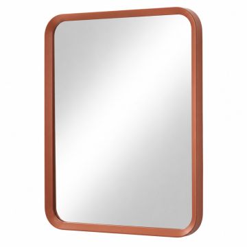Maple Bend Framed Wall Mirror - Terracotta
