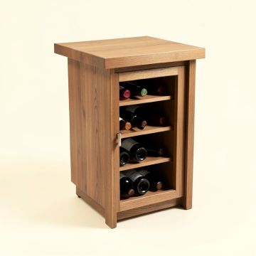 Altu ? Bar With Wine Storage (synthetic illustration; no displayed measurements)