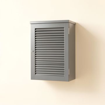 Lake Dell Wall-Mounted Laundry Cabinet - Gray (synthetic illustration; no displayed measurements)