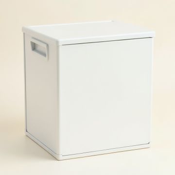 Bay Brook Closed Outdoor Storage Box - White (synthetic illustration; no displayed measurements)