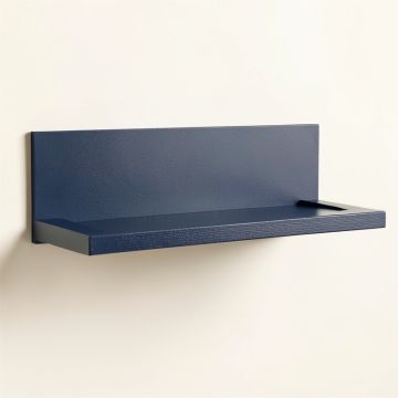 Flint Brook Wall-Mounted Shelf - Navy (synthetic illustration; no displayed measurements)