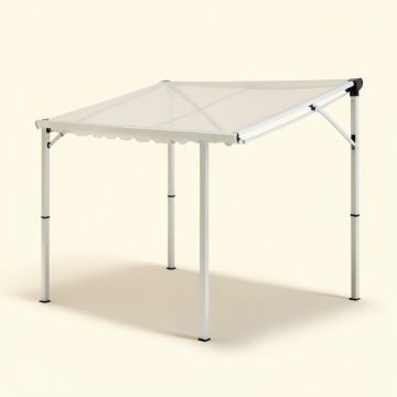 Sierra 8 Ft. W X 8 Ft. D Polycarbonate Standard Patio Awning (synthetic illustration; no displayed measurements)