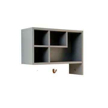 Pine Bluff Wall-Mounted Entryway Organizer Shelf - Gray