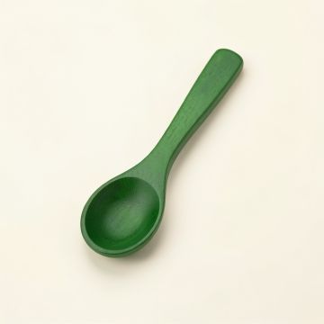 Aspen Bend Cooking Spoon - Green (synthetic illustration; no displayed measurements)