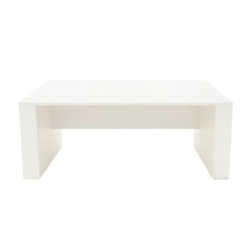 Fern Field Desktop Monitor Riser - White (synthetic illustration; no displayed measurements)