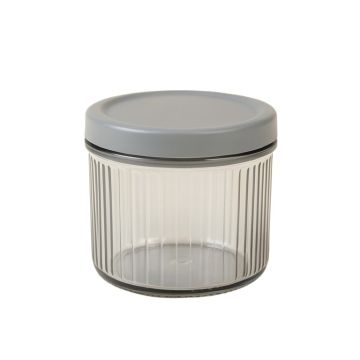 Willow Bluff Storage Canister With Lid - Gray