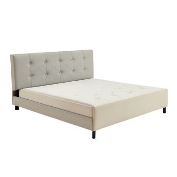 Alzie Tufted Upholstered Low Profile Storage Platform Bed