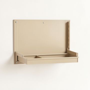 Elm Brook Empty Wall-Mounted Tool Organizer Panel - Beige (synthetic illustration; no displayed measurements)