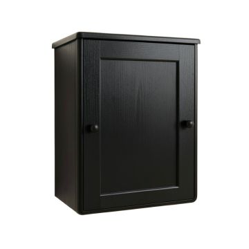 Slate Bluff Wall-Mounted Laundry Cabinet - Black
