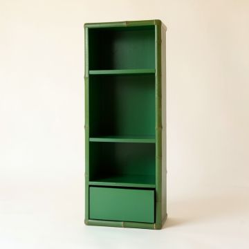Pine Canyon Narrow Cubby Tower - Green (synthetic illustration; no displayed measurements)