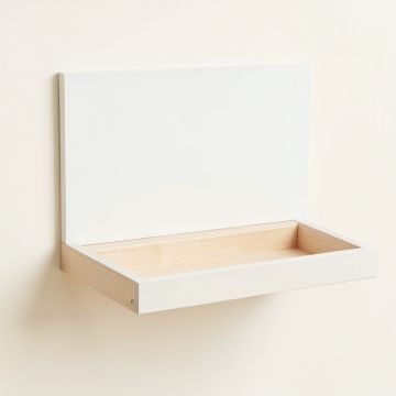 Bay Edge Empty Wall-Mounted Tool Organizer Panel - White (synthetic illustration; no displayed measurements)