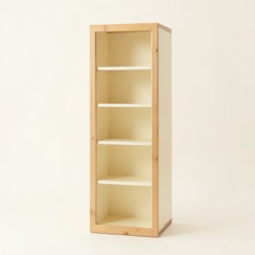 Brook Crossing Narrow Cubby Tower - Cream (synthetic illustration; no displayed measurements)
