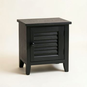 Dawn Bend Nightstand - Black (synthetic illustration; no displayed measurements)