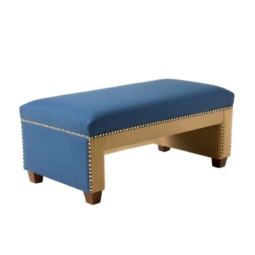 Haysi Upholstered Bench With Nailhead Trim