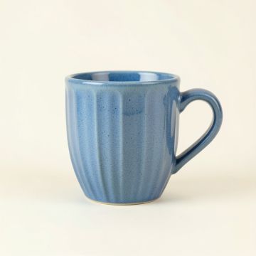Summit Bluff Ceramic Mug - Blue (synthetic illustration; no displayed measurements)