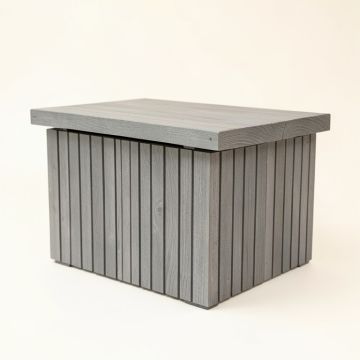 Rowan Bend Closed Outdoor Storage Box - Gray (synthetic illustration; no displayed measurements)