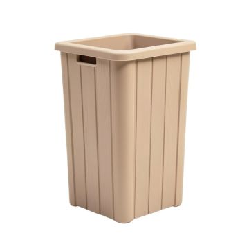 Small Vertical Outdoor Patio Storage 19 Gallon Resin Deck Box