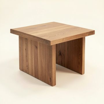 Teres Solid Wood Block Coffee Table (synthetic illustration; no displayed measurements)