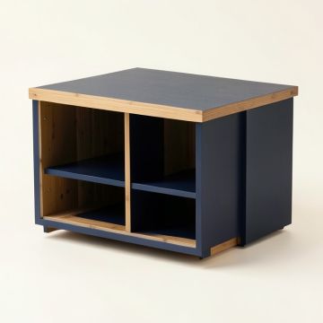 Birch Branch Empty Countertop Canister Rack - Navy (synthetic illustration; no displayed measurements)