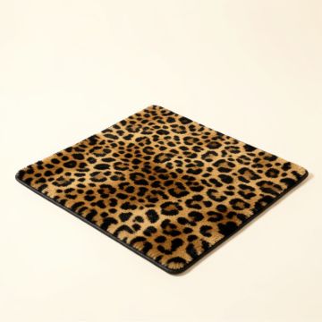 Animal Print Tufted Wool Brown/Black Area Rug (synthetic illustration; no displayed measurements)