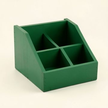 Briar Bend Empty Coffee-Station Organizer - Green (synthetic illustration; no displayed measurements)
