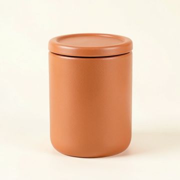Heath Bend Storage Canister With Lid - Terracotta (synthetic illustration; no displayed measurements)