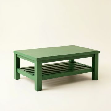 Cliff Dell Coffee Table - Green (synthetic illustration; no displayed measurements)