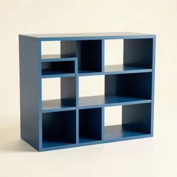 Cliff Field Desktop Shelving Unit - Blue (synthetic illustration; no displayed measurements)