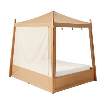 Melange Montage Wood Bed Canopy