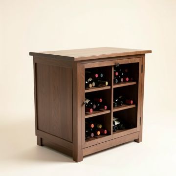 Celia Bar With Wine Storage (synthetic illustration; no displayed measurements)