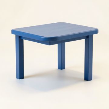 Rowan Bridge Compact Balcony Table - Blue (synthetic illustration; no displayed measurements)
