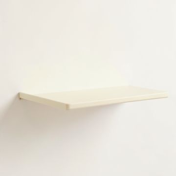 Shore Arc Wall-Mounted Shelf - Ivory (synthetic illustration; no displayed measurements)