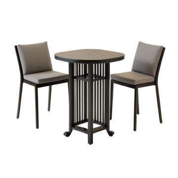 Dajhia 3 Piece Bar Height Dining Set With Cushions
