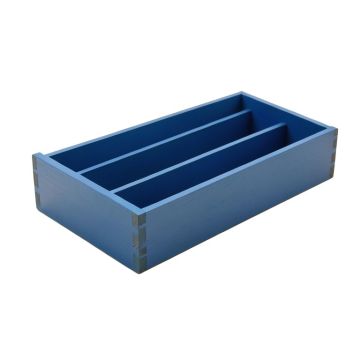 Slate Bend Empty Pantry Drawer Organizer Insert - Blue (synthetic illustration; no displayed measurements)