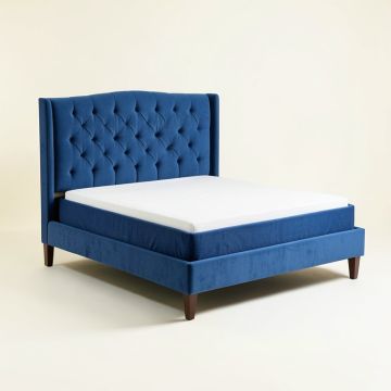 Henthorn Tufted Upholstered Standard Bed (synthetic illustration; no displayed measurements)