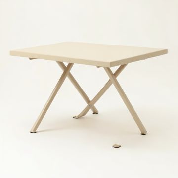 Willow Crest Patio Table - Beige (synthetic illustration; no displayed measurements)