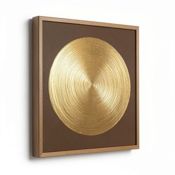 Golden Circle Painting Print (synthetic illustration; no displayed measurements)
